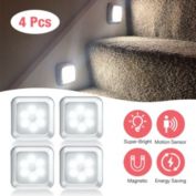 Kitcheniva 4-Pieces 6-LED Motion Sensor Closet Light