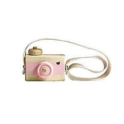 European Style Wooden Toy Camera - Pink