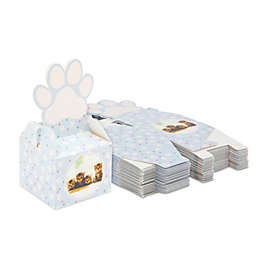 Sparkle and Bash Kitten Paw Print Party Favor Boxes, Kitty Cat Birthday Party Supplies (Small, 36 Pack)