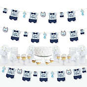 Big Dot of Happiness It&#39;s a Boy - Blue Baby Shower DIY Decorations - Clothespin Garland Banner - 44 Pieces