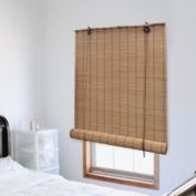 vidaXL Roller Blind Bamboo 59.1"x63" Brown