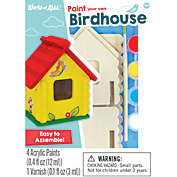 Works of Ahhh Mini Craft Set - Bird House Build & Paint Family Craft Set