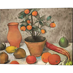 Great Art Now Still Life with Oranges by Stellar Design Studio 20-Inch x 16-Inch Canvas Wall Art