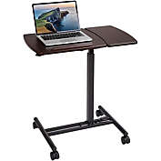 Infinity Merch Adjustable Mobile Laptop Stand in Brown