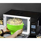 Stock Preferred Microwave Silicone Popcorn Popper Maker Collapsible Bowl Green