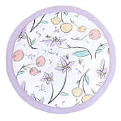 JumpOff Jo - Round Baby Floor Mat for Tummy Time, Play, and More, 36&quot; Diameter - Fairy Blossom