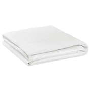 mDesign Hypoallergenic, Waterproof Fitted Mattress Protector - White