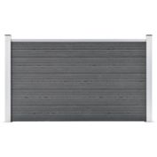 Home Life Boutique Garden Fence WPC 70.9"x41.3" Gray