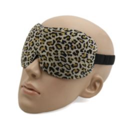 Unique Bargains Sleep Eye Mask Night Sleep Mask for Men Women, Travel Padded 3D Eye Shade Cover Sleep Rest Relax Sleeping Blindfold Leopard Print