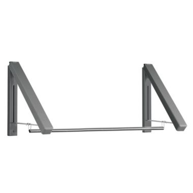 mDesign Expandable Wall Mount Laundry Air Drying Rack Clothing Storage. View a larger version of this product image.