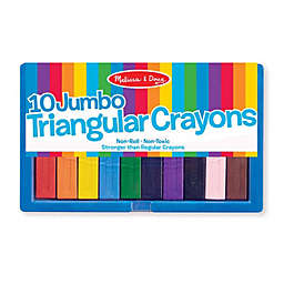Melissa And Doug 10 Jumbo Triangular Crayons Set
