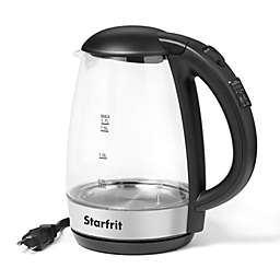 Starfrit - Glass Electric Kettle, 1.7 Liter Capacity, 1500 Watts, Stainless Steel