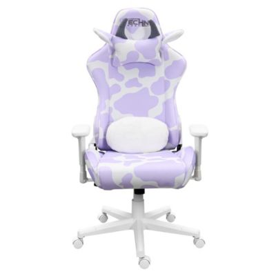Techni Sport Ts85 Lavender Print Cow Series Gaming Chair