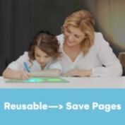 Noa Store Fun Magnetic Drawing Board Glow In Dark With Light - Drawing Tablet, Lcd Writing