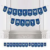 Big Dot of Happiness Royal Prince Charming - Party Bunting Banner - Baby Shower Decorations - Welcome Baby