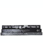 Booth & Williams Stone Decorative Book Stack, Set of 3, Real shelf-ready books for home or office decor, weddings or staging