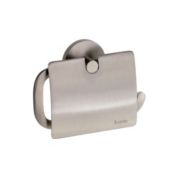 Smedbo Loft Toilet Paper Holder/Lid Brushed nickel
