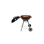 Zimtown 18" Portable Charcoal BBQ Grill  in Black
