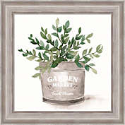 Great Art Now Garden Market Bucket by Dogwood Portfolio 20-Inch x 20-Inch Framed Wall Art