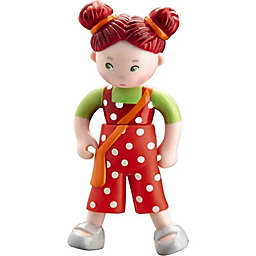 HABA Little Friends Felicitas - 4" Dollhouse Toy Figure with Red Pigtails