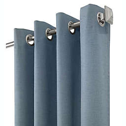 Plow & Hearth ThermaPlus Slubbed Blackout Curtains with Grommets, 84