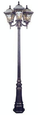 Special Lite Products Abington F-3980-TRI-SW Tri Light Unit - Swedish Silver