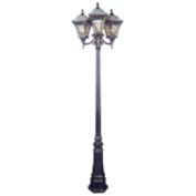 Special Lite Products Abington F-3980-TRI-SW Tri Light Unit - Swedish Silver