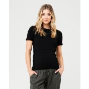 Ripe Maternity Organic Nursing Tee Black