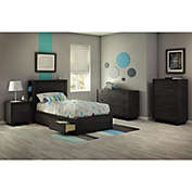 South Shore South Shore Fynn Twin Mates Bed (39&#39;&#39;) With 3 Drawers - Gray Oak