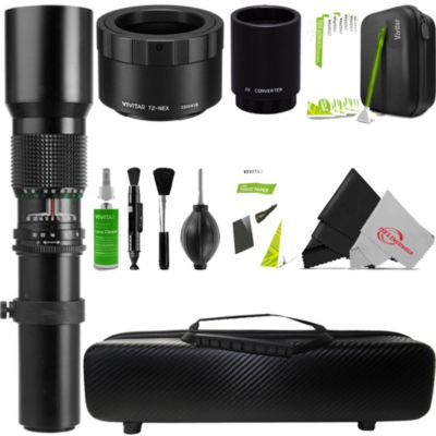 Vivitar 500mm f/8.0 Preset Telephoto Zoom Lens for Canon EF-M Mount Cameras