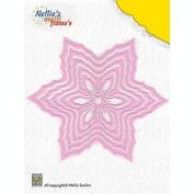 Nellie&#39;s Choice Multi Frame Dies  Poinsettia set of 6