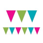 Beistle Party Decoration CLGT Indoor/Outdoor Pennant Banner - 11" x 12'