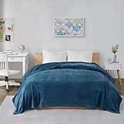Gracie Mills Microlight Plush Oversized Blanket Teal Full/Queen - ID51-1680
