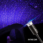 Kitcheniva USB Car Interior LED Light Roof Room Atmosphere Starry Sky Lamp Star Projector, Blue