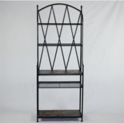 4D Concepts Baker's Rack w/ slate top