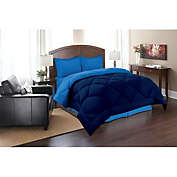 Elegant Comfort Goose Down Alternative Comforter Set-King/Cal King, Blue