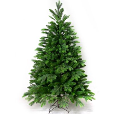 Floral Home 4.5&#39; Artificial Christmas Tree with Metal Stand Lifelike Holiday Vermont Spruce Tree Perfect for Home or Office 919 Tips