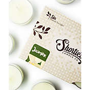 Shortie&#39;s Candle 6 Yellow Pure Jasmine Premium Scented Tealight Candles
