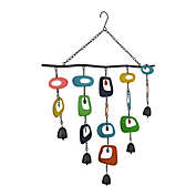 Mayrich Multicolor Mid Century Modern Mobile Wind Chime Hanging Garden Home Decor Art