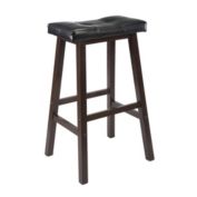 Winsome Wood Mona 29 Cushion Saddle Seat Stool