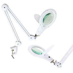 Lightview LED Screw Clamp 1st Edition Desk Lamp - 5 Diopter - White