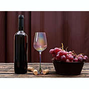 Iridescent Luster Radiance Wine Glasses by The Wine Savant