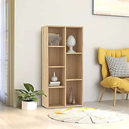 vidaXL Book Cabinet Sonoma Oak 19.7