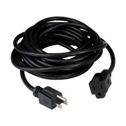 Northlight 40' Black 3-Prong Medium Duty Commercial Extension Power Cord