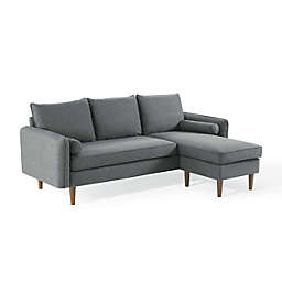 Modway Furniture Revive Upholstered Right or Left Sectional Sofa, Gray