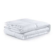 Unikome Light Warmth Microfiber Down Alternative Comforter in White, King