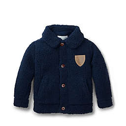 Hope & Henry Boys' Navy Sherpa Bomber Coat Size 12-18 Months, Navy, 12-18 Months