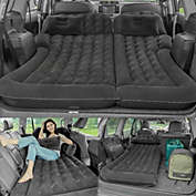 Kitcheniva Black, SUV Car Inflatable Bed Sleep Travel Camping Mattress Seat Cushion Mat & Air Pump