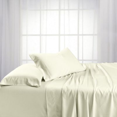 Olympic Queen Size White Stripe Mattress Pad Egyptian Cotton 12 Inch Deep Pocket 