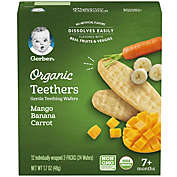 Gerber Organic Teethers Gentle Teething Wafers, Mango Banana Carrot, 1.7 OZ